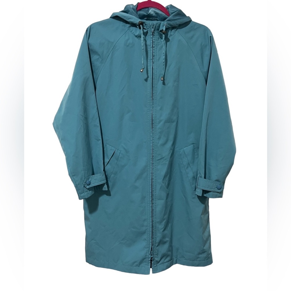 VTG 90’s LL Bean Women’s Blue Zip Up Jacket w/ Hood (Size M)